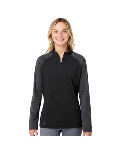 Adidas - Women's Stripe Block Quarter-Zip